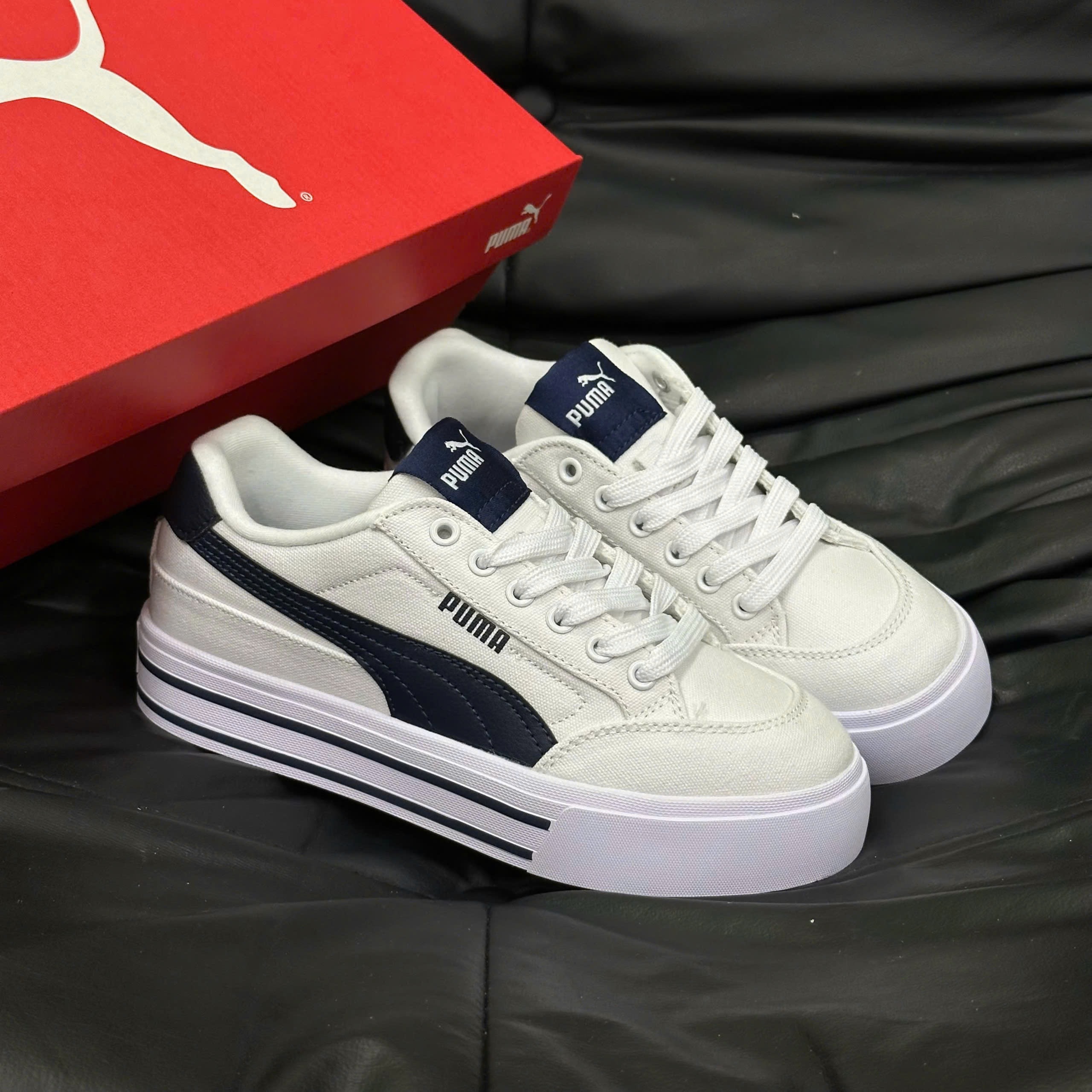 Puma Court Classic Đen Likeauth